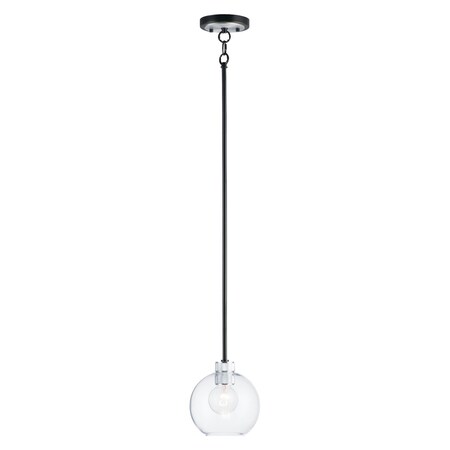 Maxim Vessel 1-Light Mini Pendant 21619CLBKAL